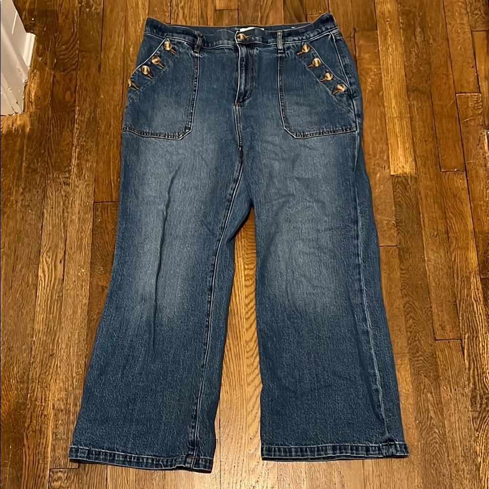 Loft Mariner Blue Women's Jeans in petite